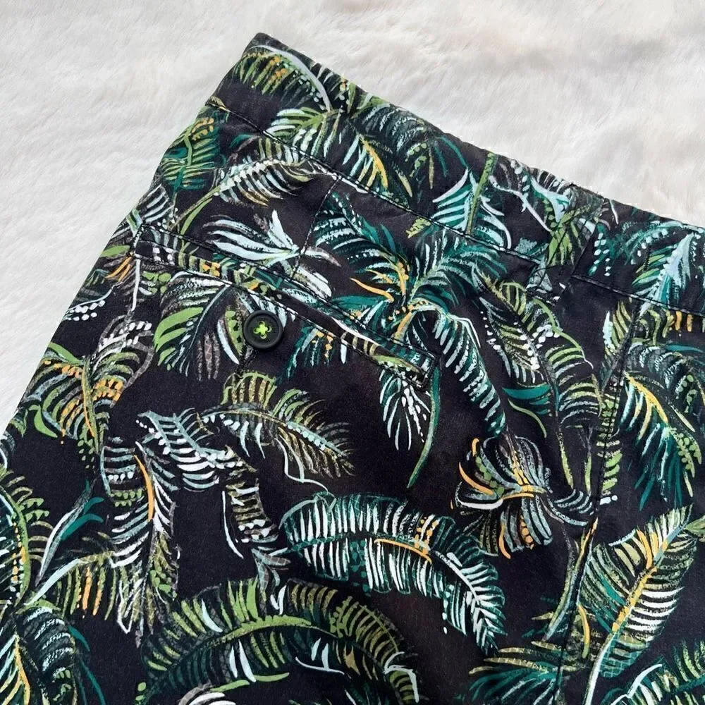 Tommy Bahama Swim Trunks Island Active Palm Tree Tropical Print Men’s size XL